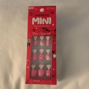 NWT imPRESS MINI Press-on Manicure for Kids. Ice Cream Sprinkle